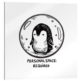 Cuadro de plexi-alu Personal space required - Patruschka