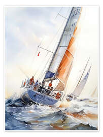 Poster Sailing - Peter Roder
