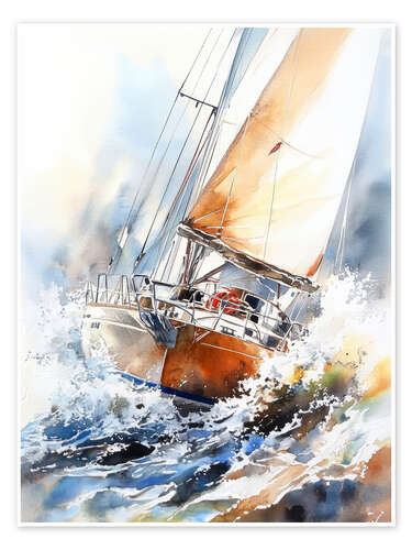 Poster Rough Sea