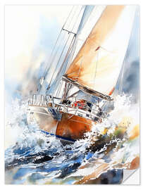 Sticker mural Rough Sea - Peter Roder