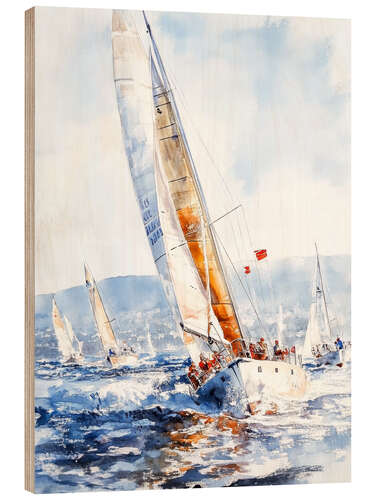 Tableau en bois Towards victory