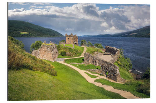 Cuadro de aluminio Urquhart Castle at Loch Ness, Schottland
