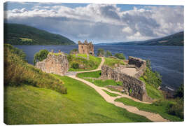 Obraz na płótnie Urquhart Castle at Loch Ness, Schottland - Christian Müringer