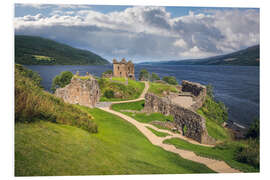 Foam board print Urquhart Castle at Loch Ness, Schottland - Christian Müringer