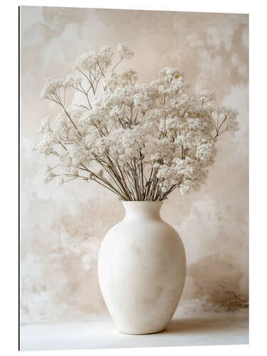 Gallery print Delicate Flowers in White