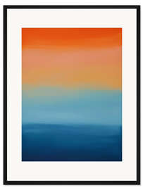 Gerahmter Kunstdruck Von der Abenddämmerung bis zum Morgengrauen