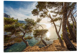 Acrylic print Rocky Coast at the Bay Platja des Calo, Mallorca - Christian Müringer