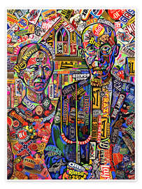 Wandbild American Gothic - Sasha Bom
