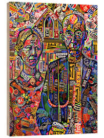 Wood print American Gothic - Sasha Bom