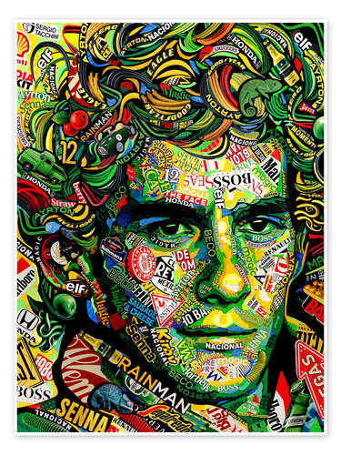 Póster Ayrton Senna