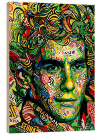 Stampa su legno Ayrton Senna - Sasha Bom