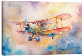 Lerretsbilde Vintage Biplane - nobelart