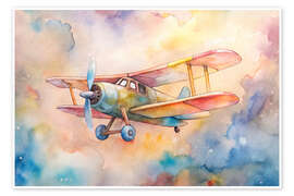 Obraz Vintage Biplane - nobelart