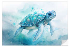 Sticker mural Sea Turtle - nobelart