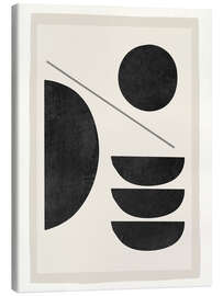 Canvas print Circle and semicircles, minimal - ThingDesign