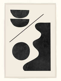 Magnettafel Abstrakte minimalistische Form