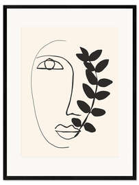 Framed art print Abstract Face
