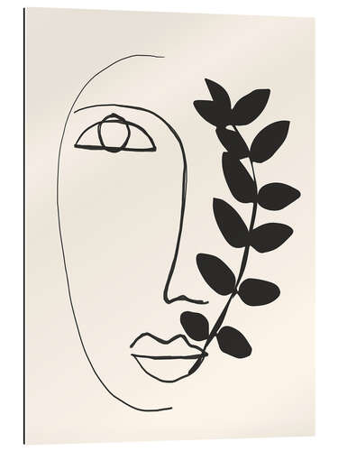 Cuadro de plexi-alu Abstract Face