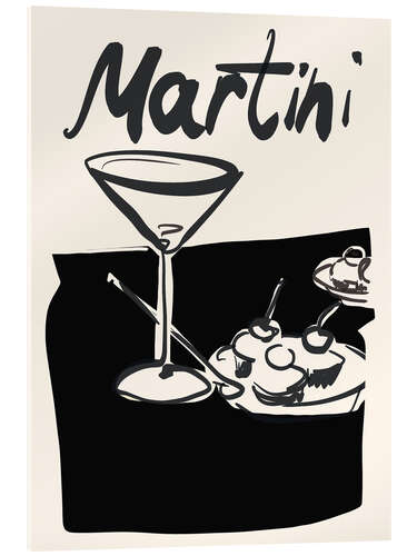 Acrylic print Martini