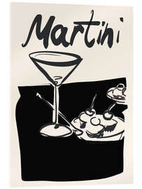 Acrylic print Martini
