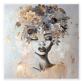 Wall print Shadow Bloom - Bella Eve