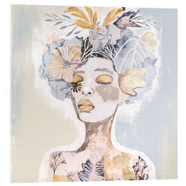 Tableau en verre acrylique Elora Portrait - Bella Eve