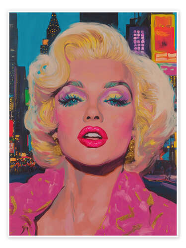 Poster Marilyn Monroe at Times Square