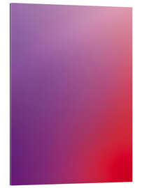 Gallery Print Von Lila zu Rot - Farbverlauf