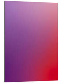 Magnettafel Von Lila zu Rot - Farbverlauf