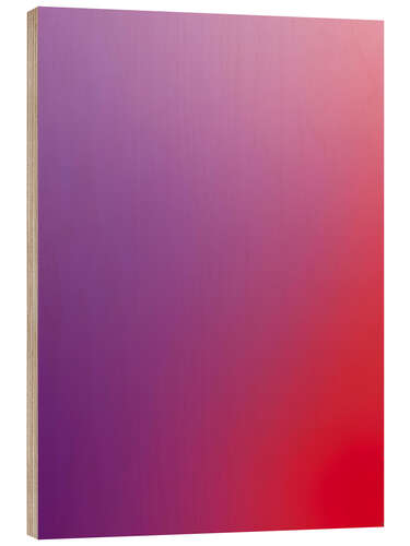 Tableau en bois From Purple to Red - Colour Gradient