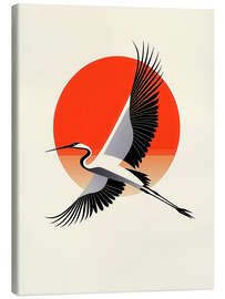 Lienzo Crane in flight - Peter Roder