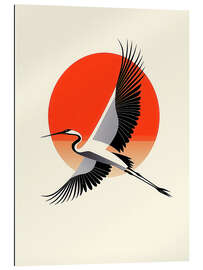 Gallery Print Kranich im Flug