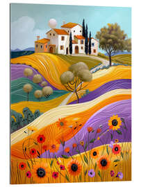 Gallery print Colorful world in Tuscany