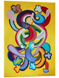 Cuadro de metacrilato Clouds, rainbows and tongues - Diego Manuel Rodriguez