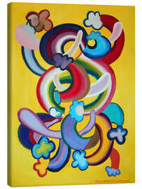 Canvas print Clouds, rainbows and tongues - Diego Manuel Rodriguez