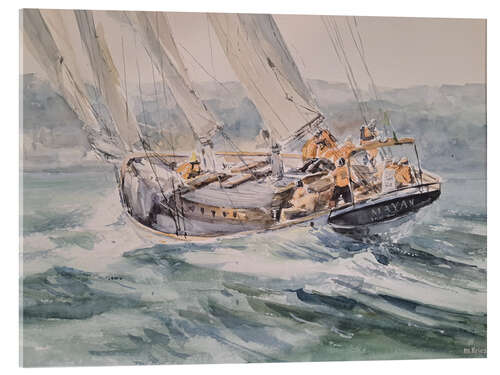 Acrylic print Schooner Mayan