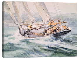 Lærredsbillede Schooner Mayan - Matthias Kriesel