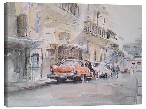 Obraz na płótnie In the streets of Havana