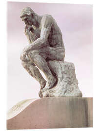 Stampa su vetro acrilico The Thinker, 1906