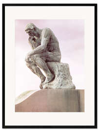 Plakat artystyczny premium w ramie The Thinker, 1906