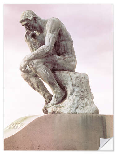 Muursticker The Thinker, 1906