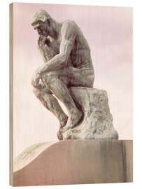 Hout print The Thinker, 1906