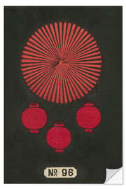 Sticker mural Night Fireworks no 96, 1883
