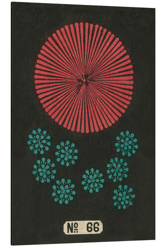 Alubild Nachtfeuerwerk Nr. 66, 1883