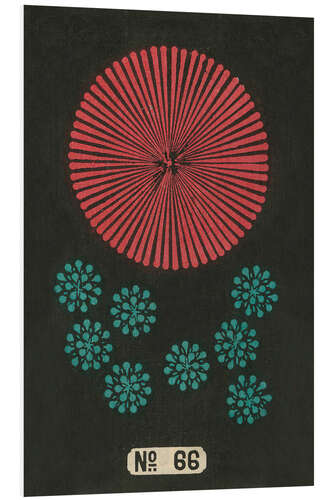 Foam board print Night Fireworks no 66, 1883