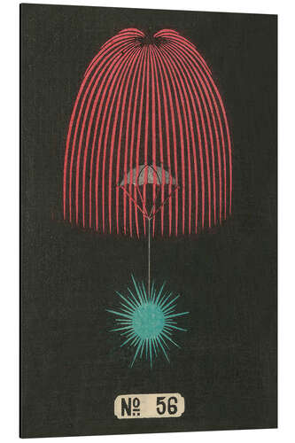 Alubild Nachtfeuerwerk Nr. 56, 1883
