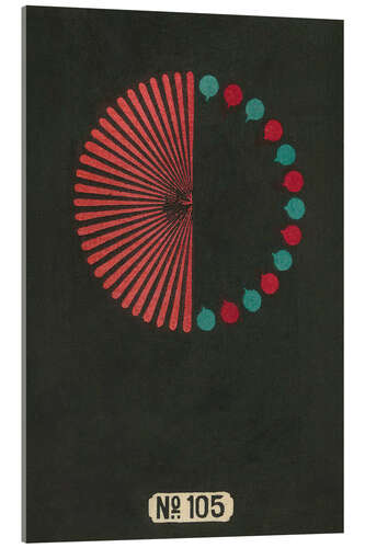 Akrylbilde Night Fireworks no 105, 1883