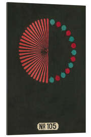 Quadro em plexi-alumínio Night Fireworks no 105, 1883