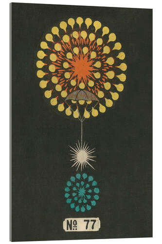 Akrylbilde Night Fireworks no 77, 1883