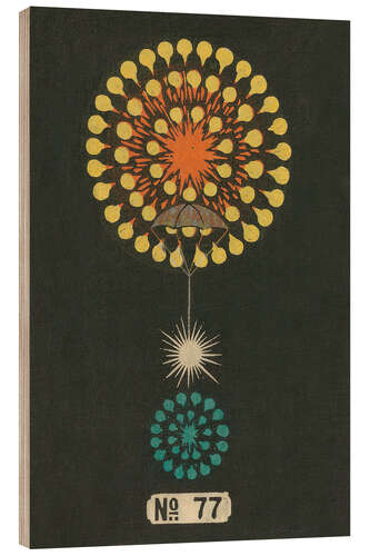 Obraz na drewnie Night Fireworks no 77, 1883